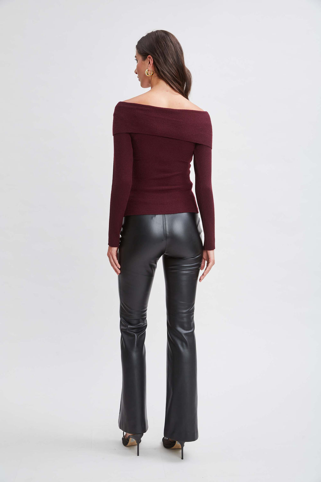 Women Cross Shoulder Cashmere Merino Sweater  | Elie Tahari