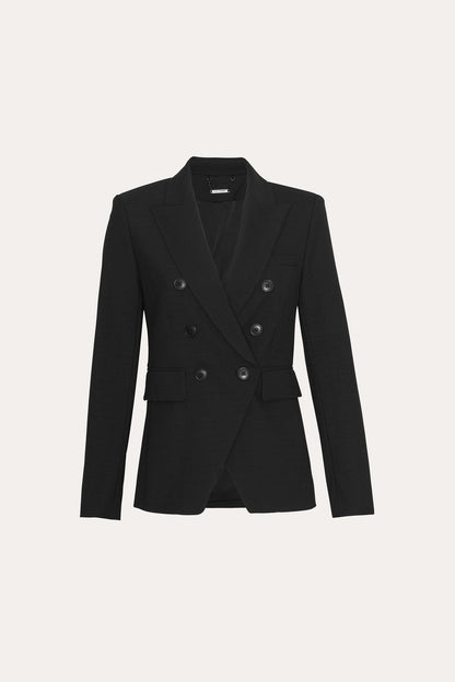 Women Double Breasted Blazer Black | Elie Tahari