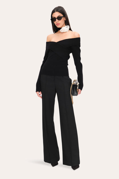 Women Wide Leg Pant Black | Elie Tahari