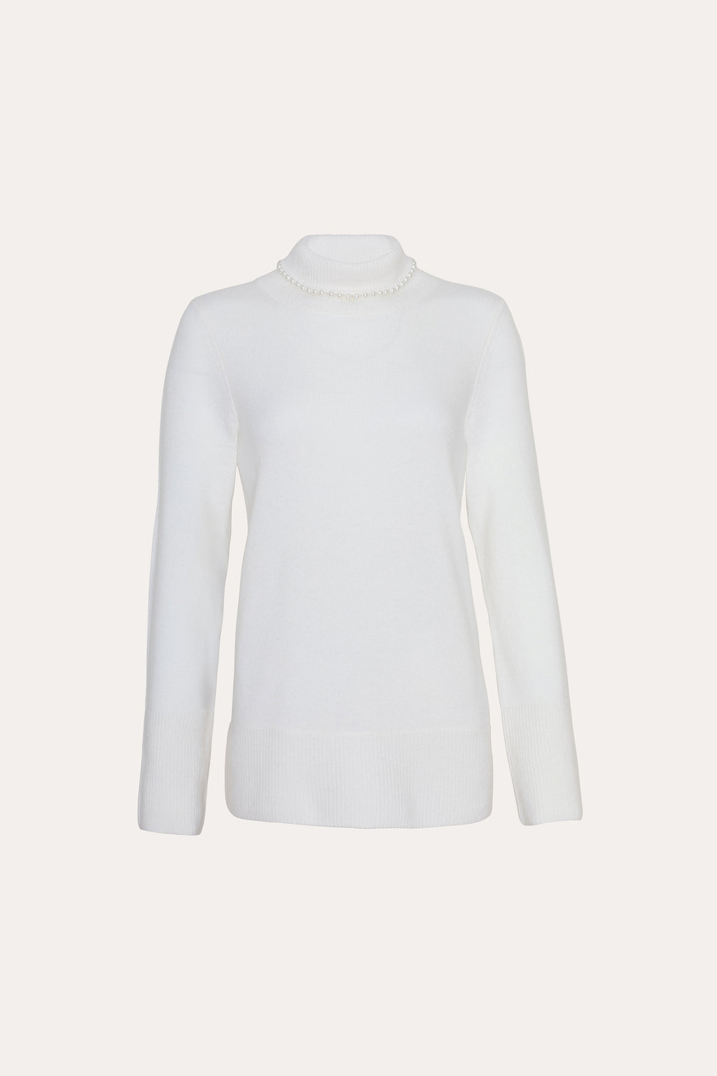 Women Pearl Cash-Wool Sweater  | Elie Tahari