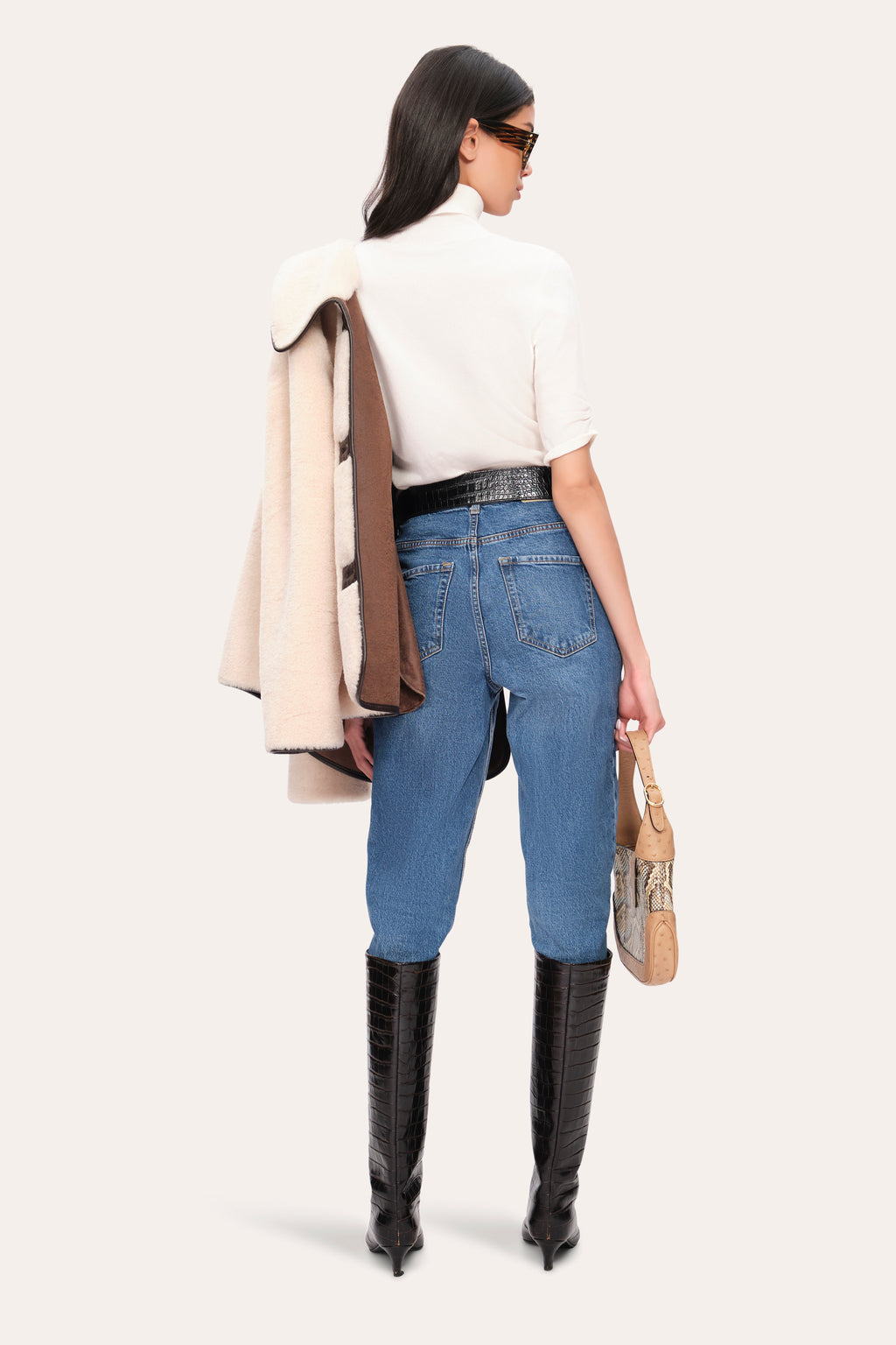 Women Cash-Wool Sweater Snow | Elie Tahari