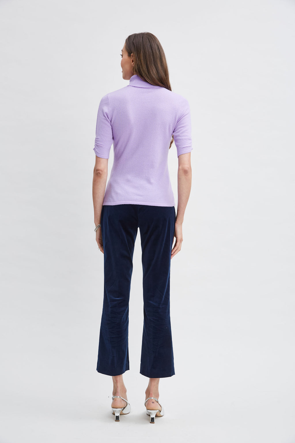 Women Short Sleeve Cashmere Wool Sweater  | Elie Tahari