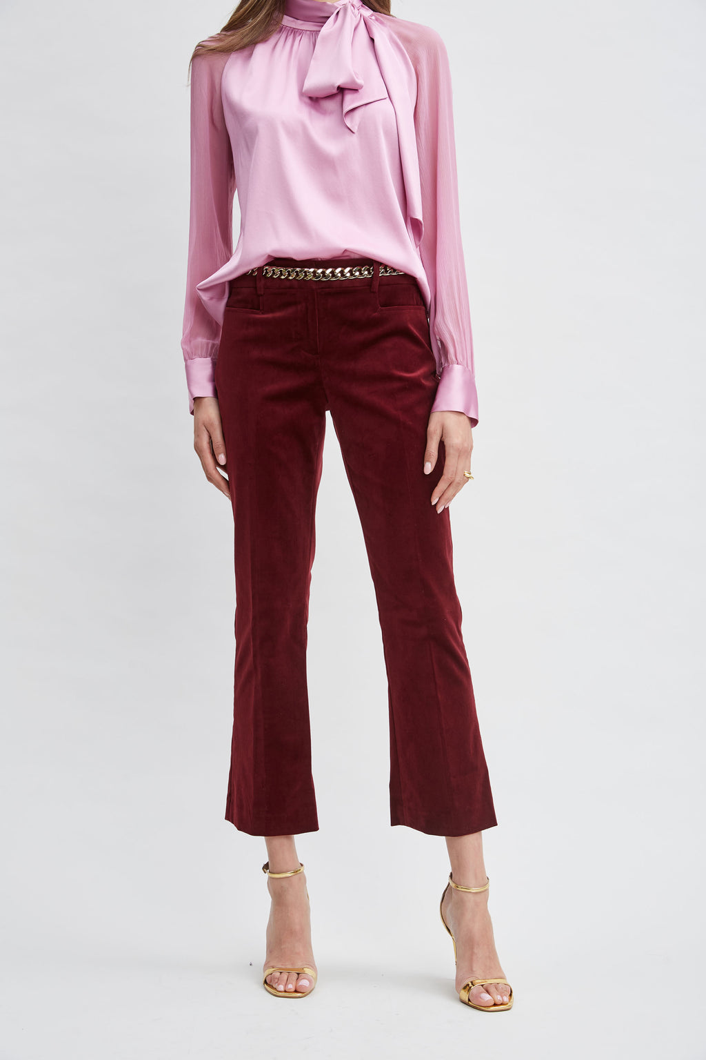 Women Cotton Velvet Flare  | Elie Tahari