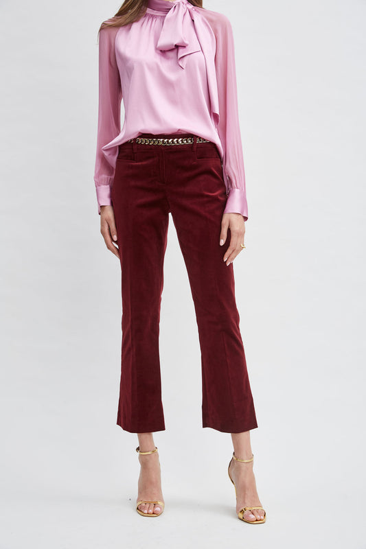 Women Cotton Velvet Flare  | Elie Tahari