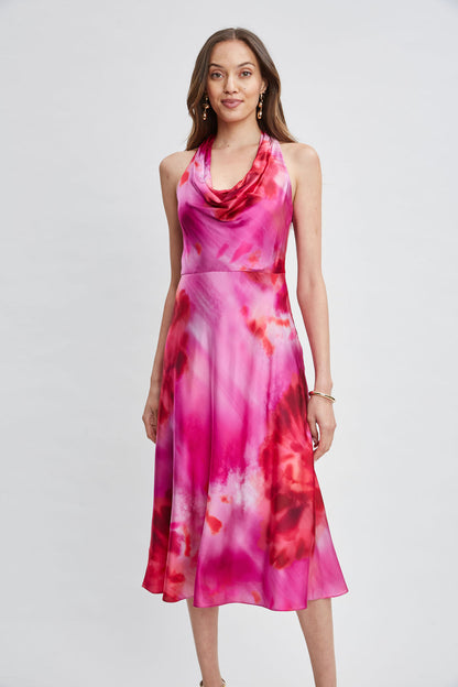 Women Venetian Glass Halter Dress Multi | Elie Tahari