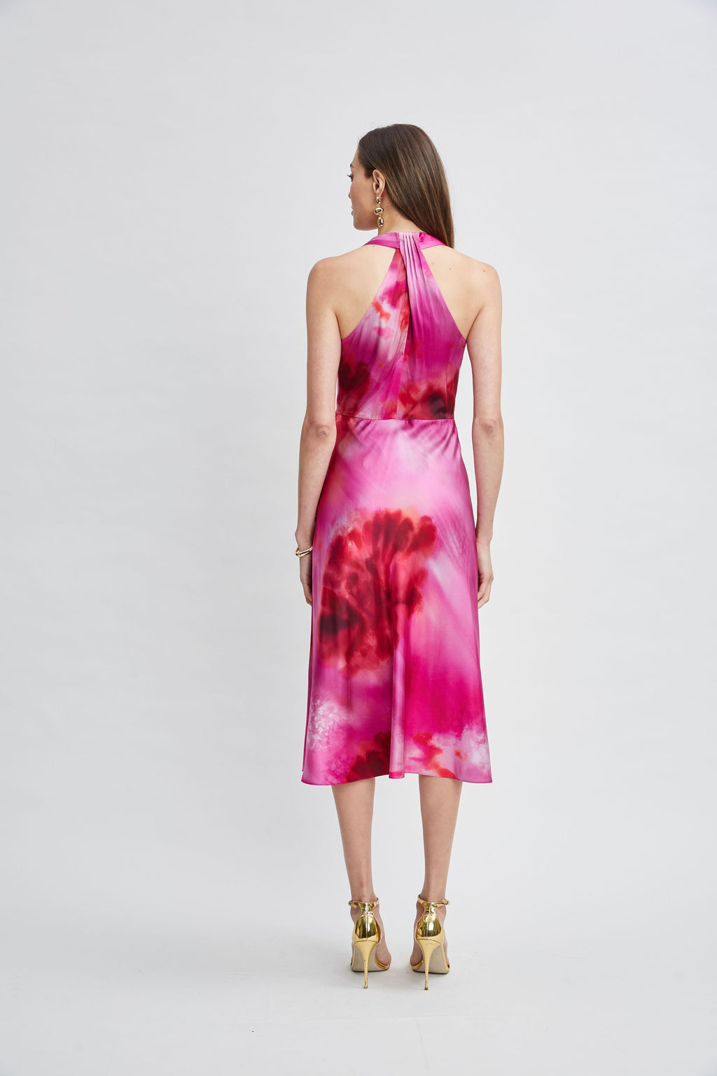 Women Venetian Glass Halter Dress Multi | Elie Tahari