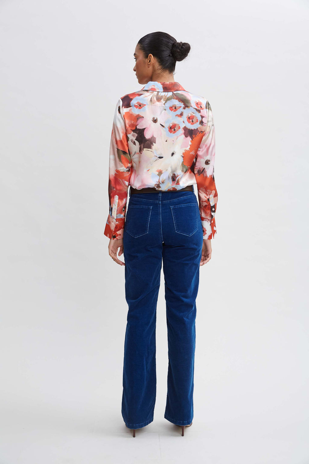 Women Washed Velvet Pant  | Elie Tahari