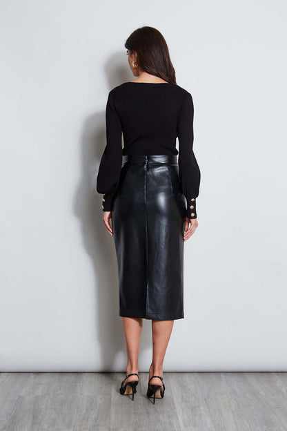 Women Square Neck Sweater  | Elie Tahari