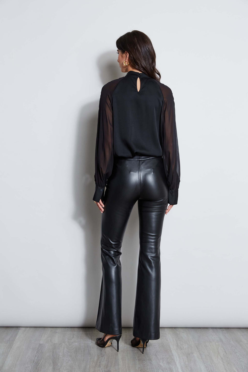 Women Silk Twist Keyhole Shirt  | Elie Tahari