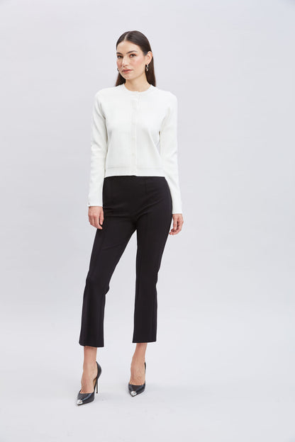 Women Cut Out Cardigan  | Elie Tahari