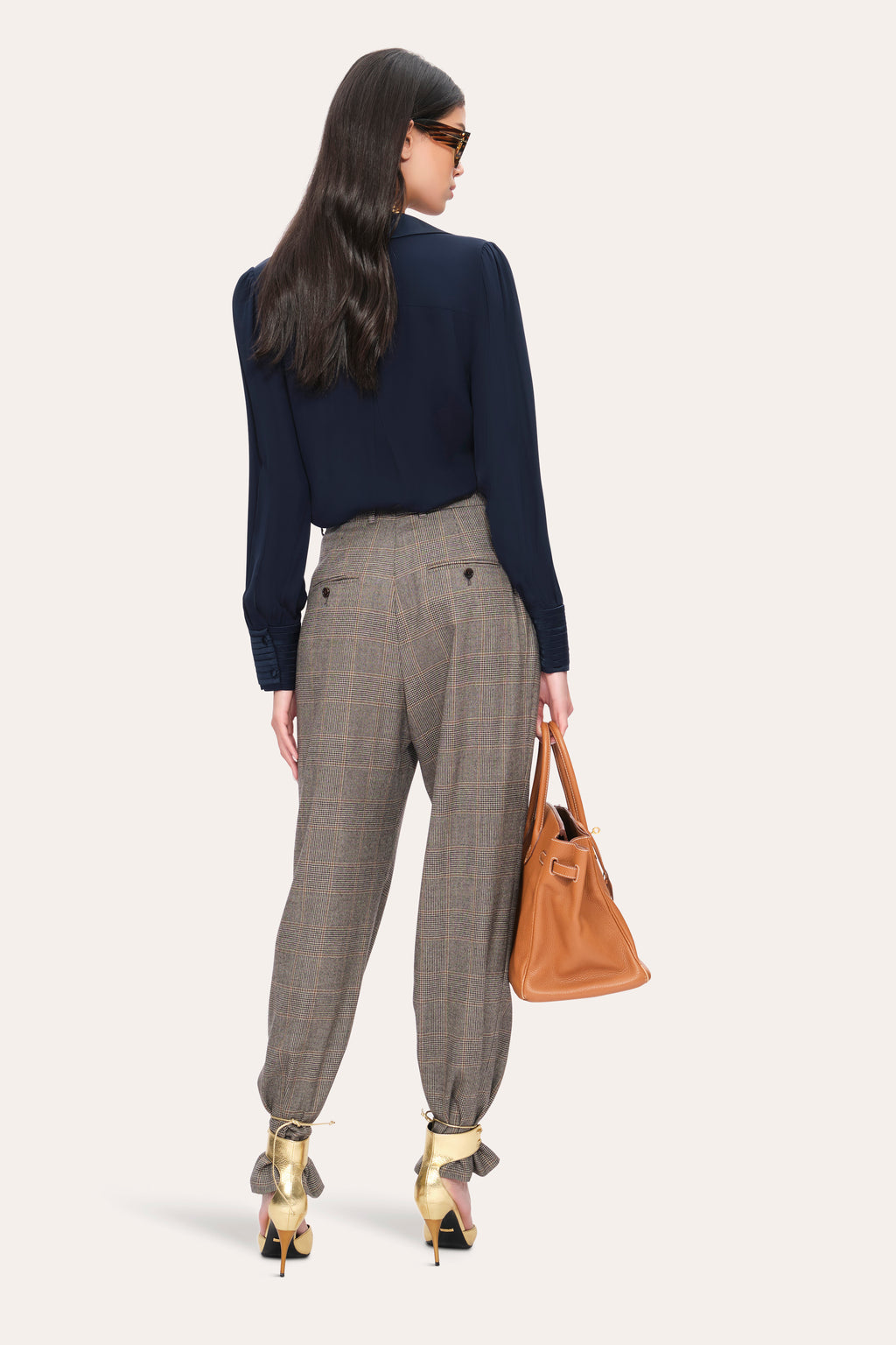Women Silk Pintuck Shirt Midnight | Elie Tahari