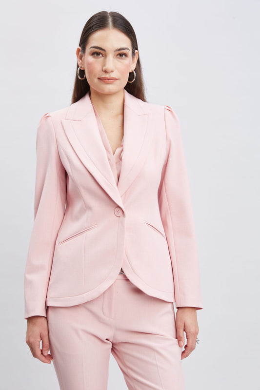 Women Contour Blazer Pink Lemonade | Elie Tahari