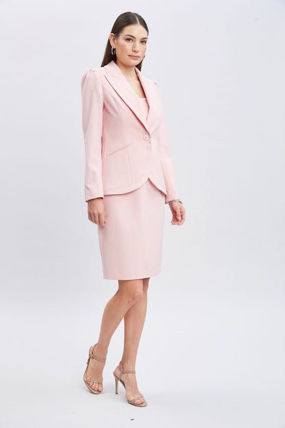 Women Square Neck Slim Dress Pink Lemonade | Elie Tahari