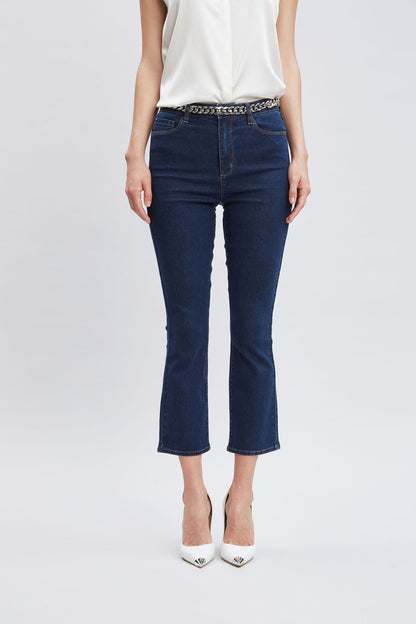 Women Micro Flare Cropped Jeans  | Elie Tahari