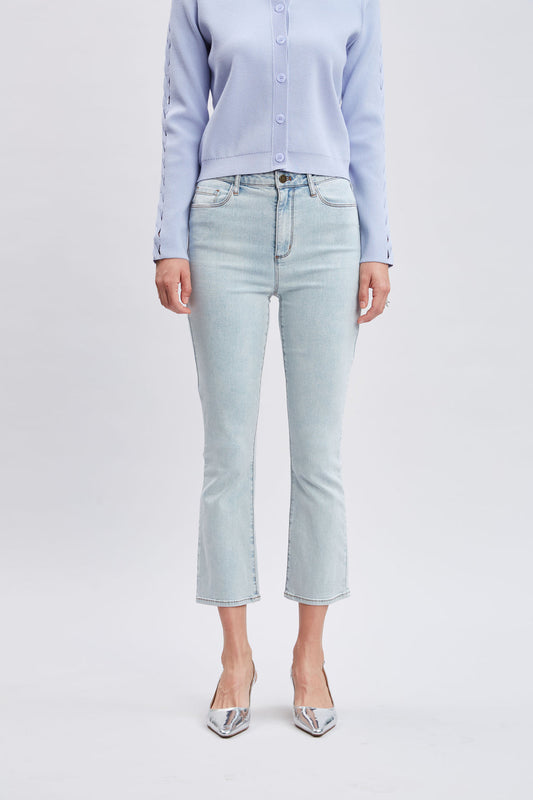 Women Micro Flare Cropped Jeans  | Elie Tahari
