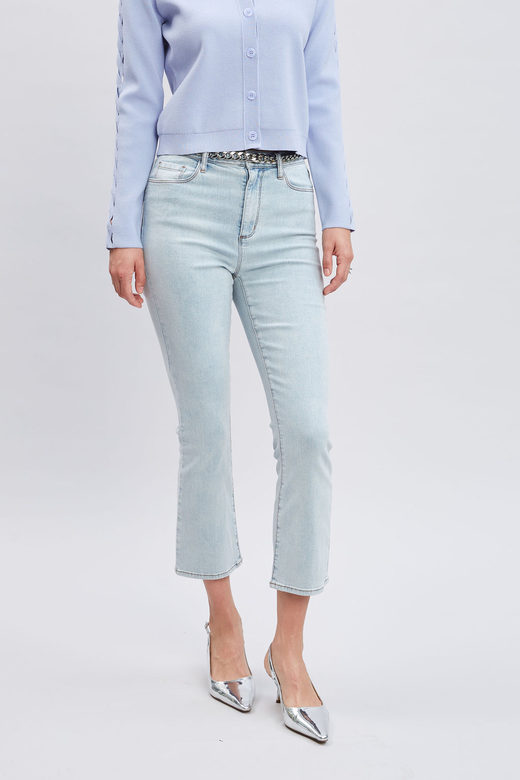 Women Micro Flare Cropped Jeans  | Elie Tahari