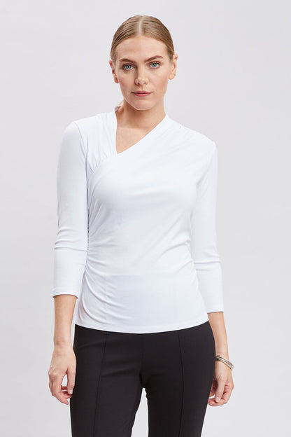 Women Asymmetric Rib Knit  | Elie Tahari