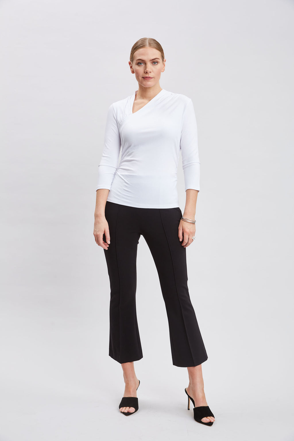 Women Asymmetric Rib Knit  | Elie Tahari