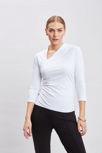 Women Asymmetric Rib Knit  | Elie Tahari