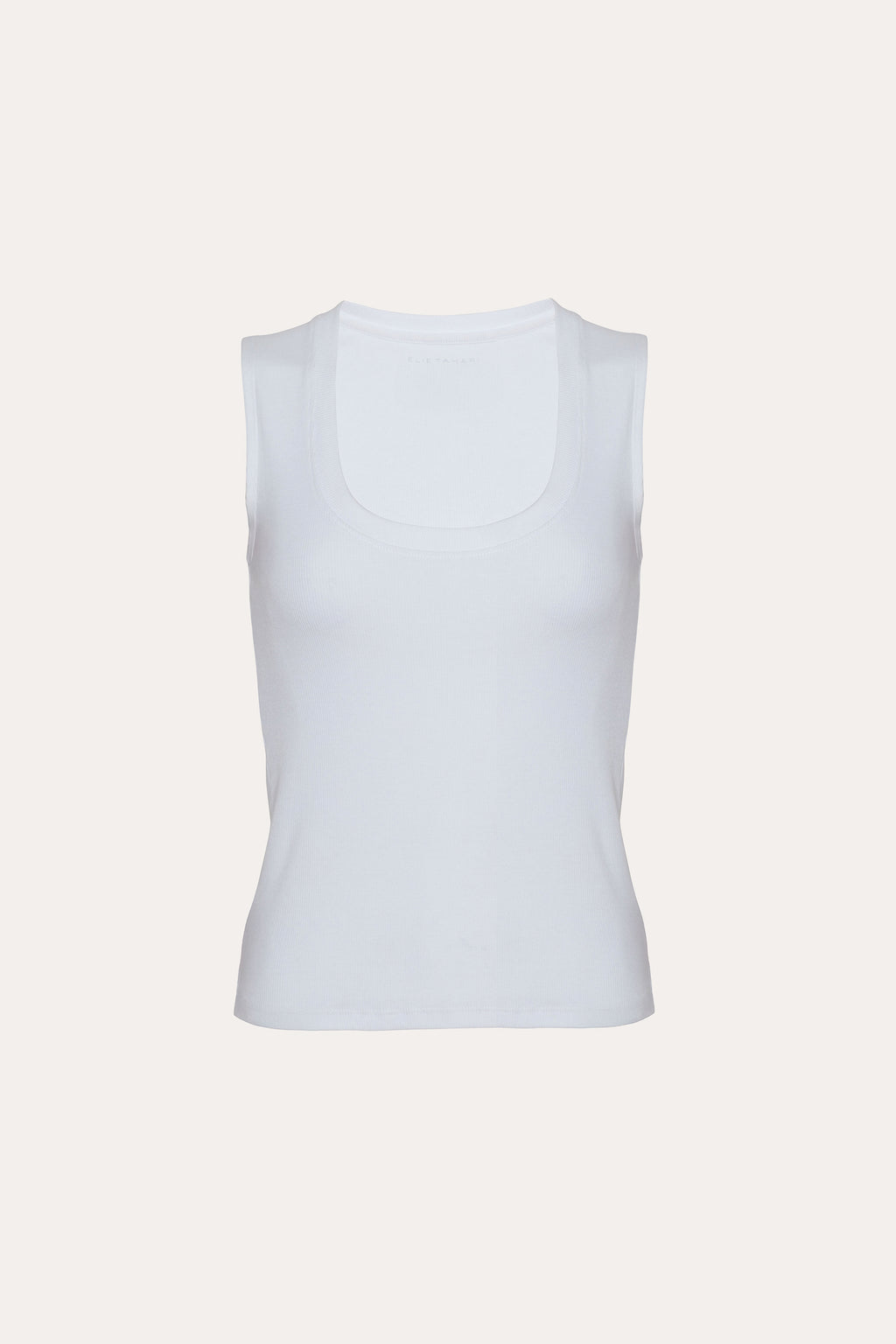 Women Rib Scoop Neck Knit  | Elie Tahari