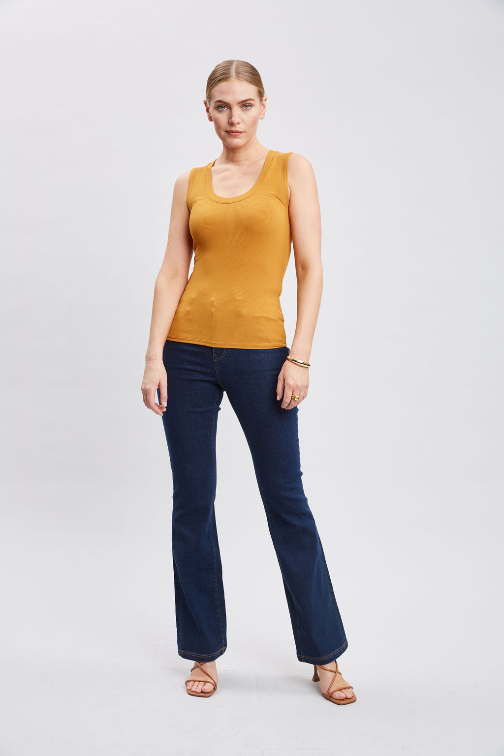 Women Rib Scoop Neck Knit  | Elie Tahari