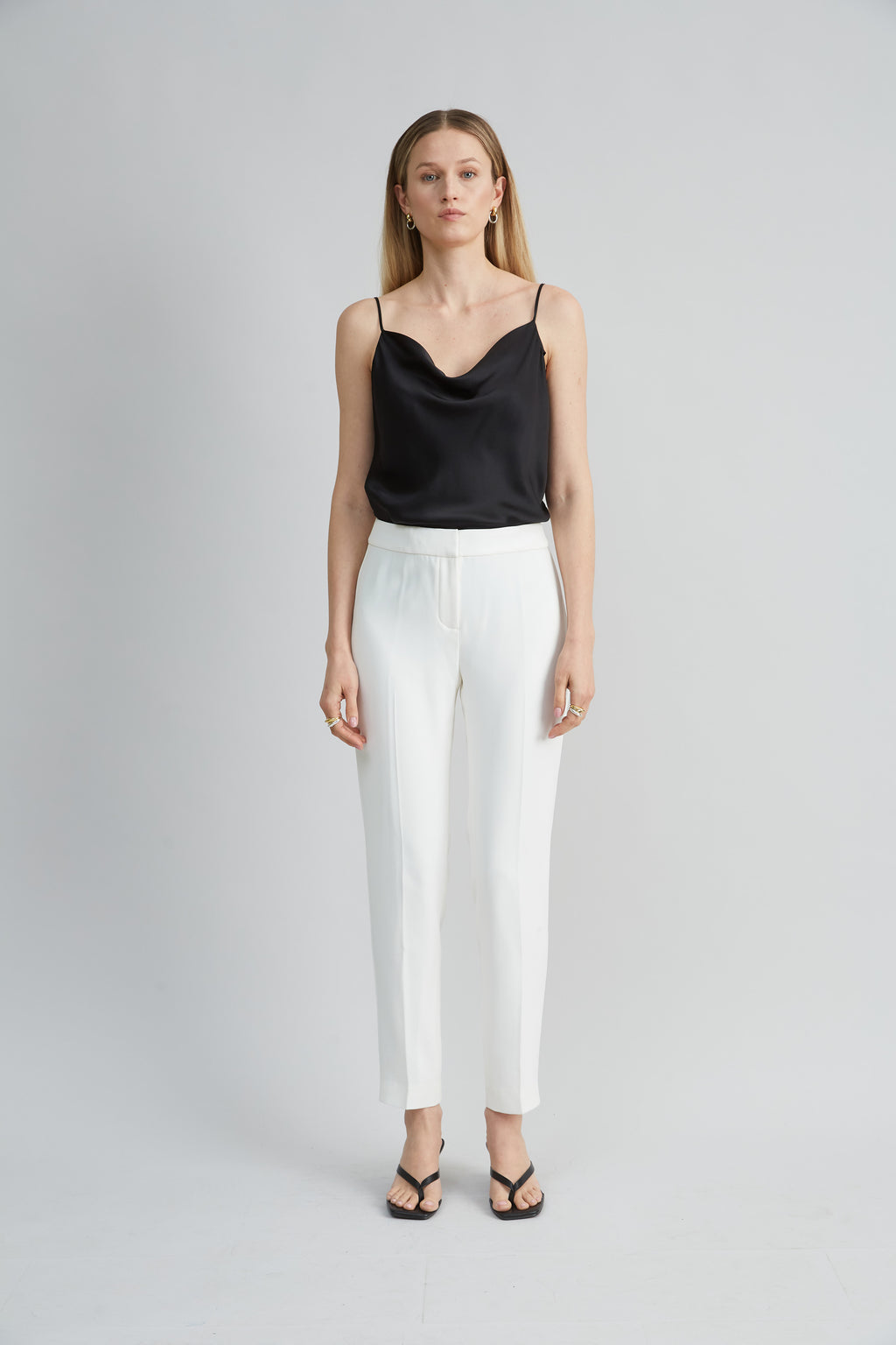 Women Slim Crepe Pant  | Elie Tahari