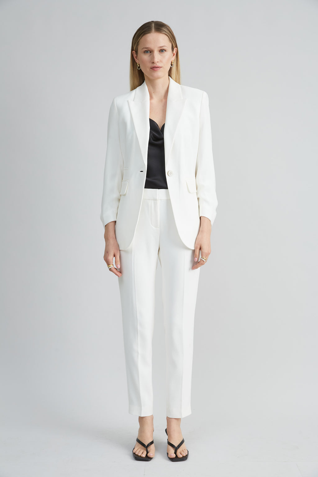 Women Slim Crepe Pant  | Elie Tahari