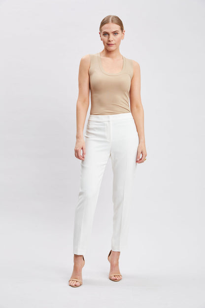 Women Rib Scoop Neck Knit Sandcastle | Elie Tahari