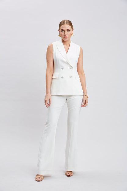 Women Double Breasted Vest  | Elie Tahari