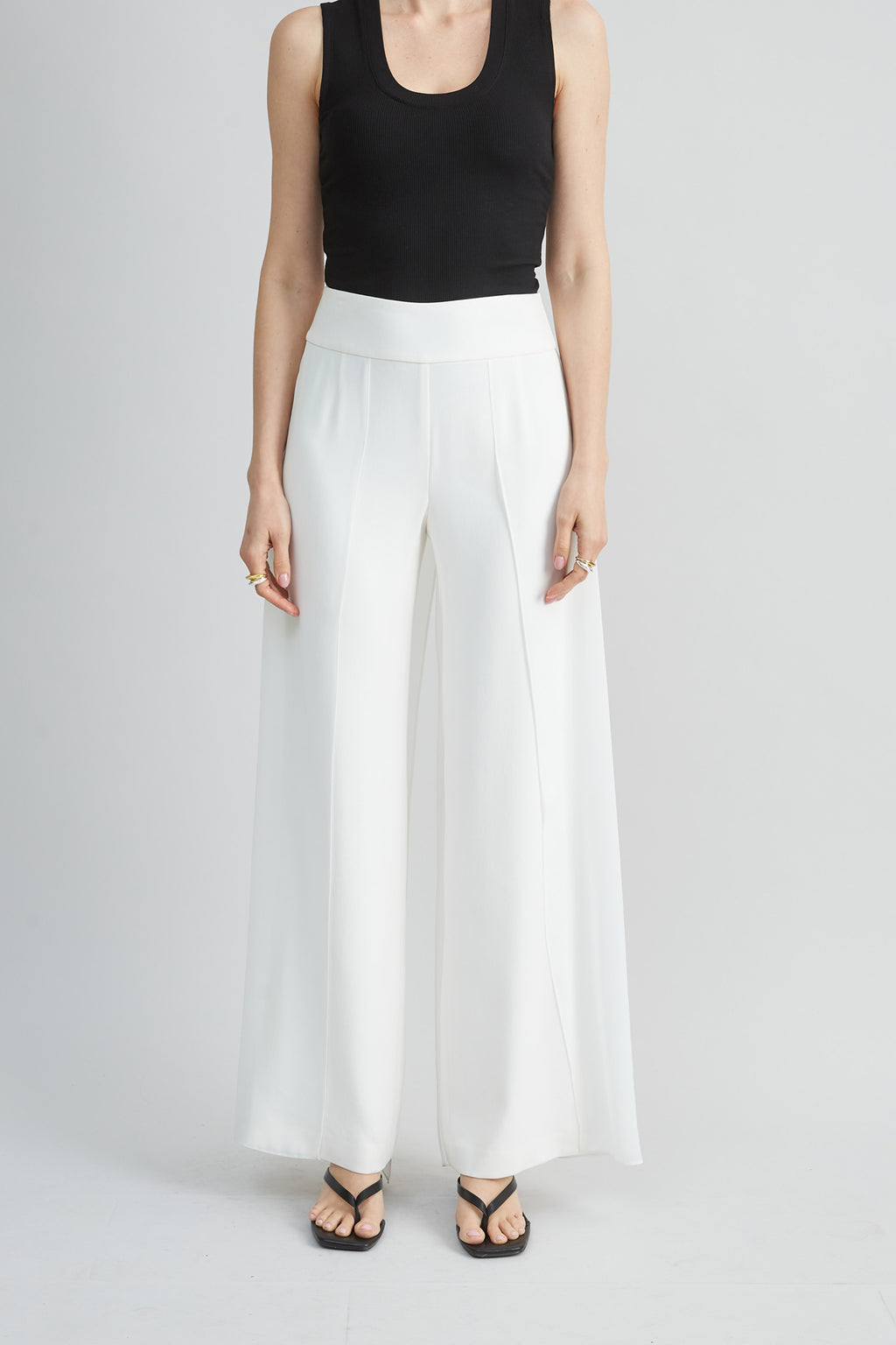 Women Chiffon Panel Pant  | Elie Tahari