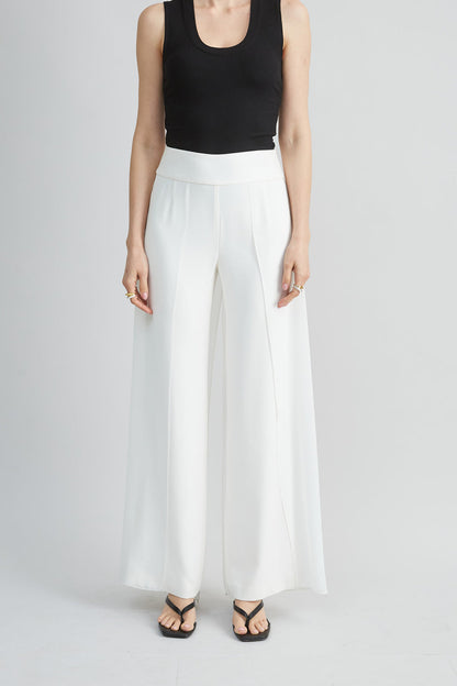 Women Chiffon Panel Pant  | Elie Tahari