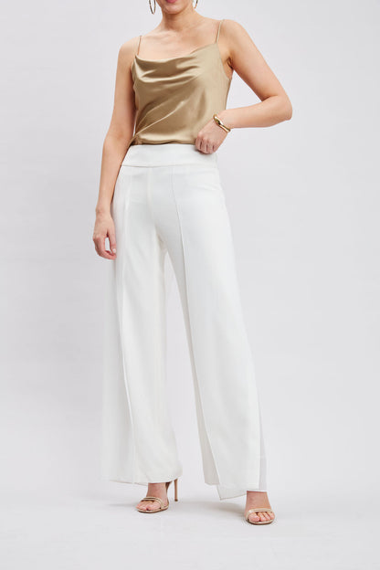 Women Chiffon Panel Pant  | Elie Tahari