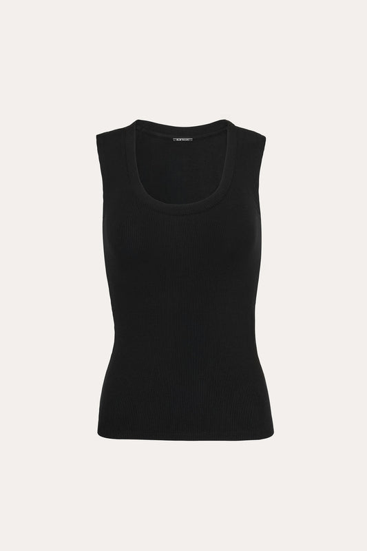 Women Rib Scoop Neck Knit  | Elie Tahari