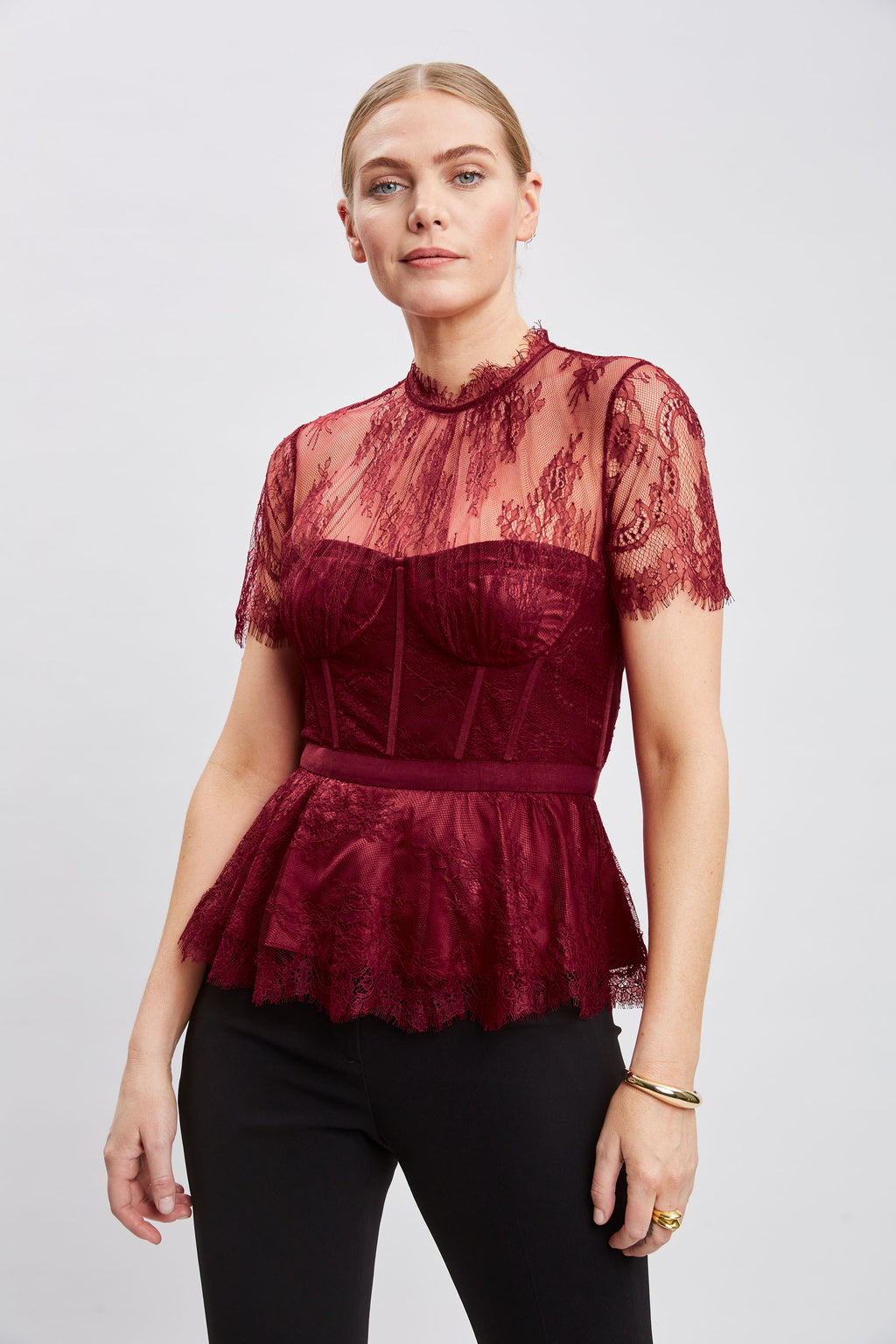 Women Lace Corset Top  | Elie Tahari