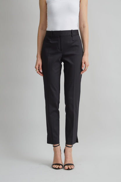 Women Cotton Slim Slit Pant  | Elie Tahari