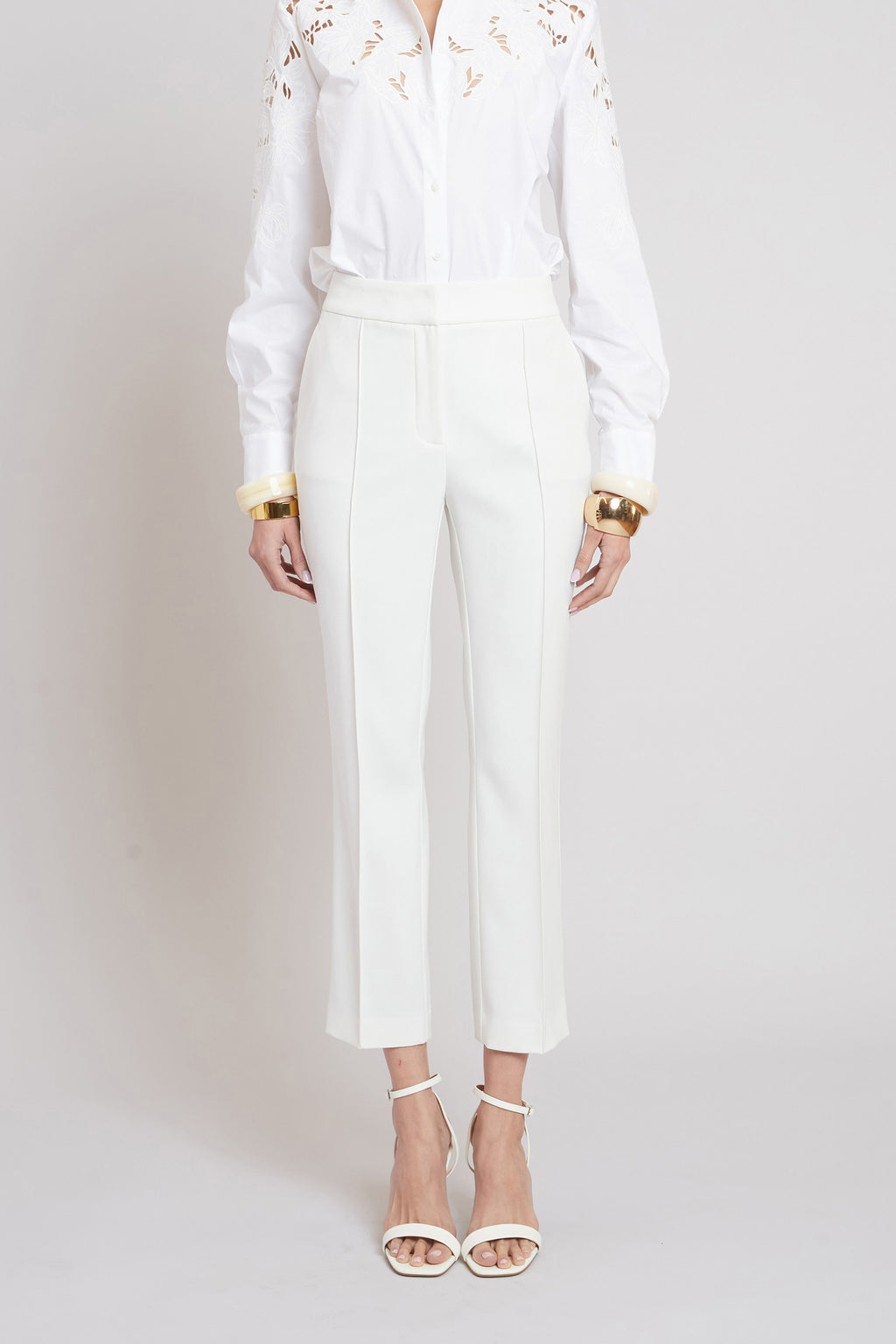 Women Micro Flare Crepe Pant  | Elie Tahari