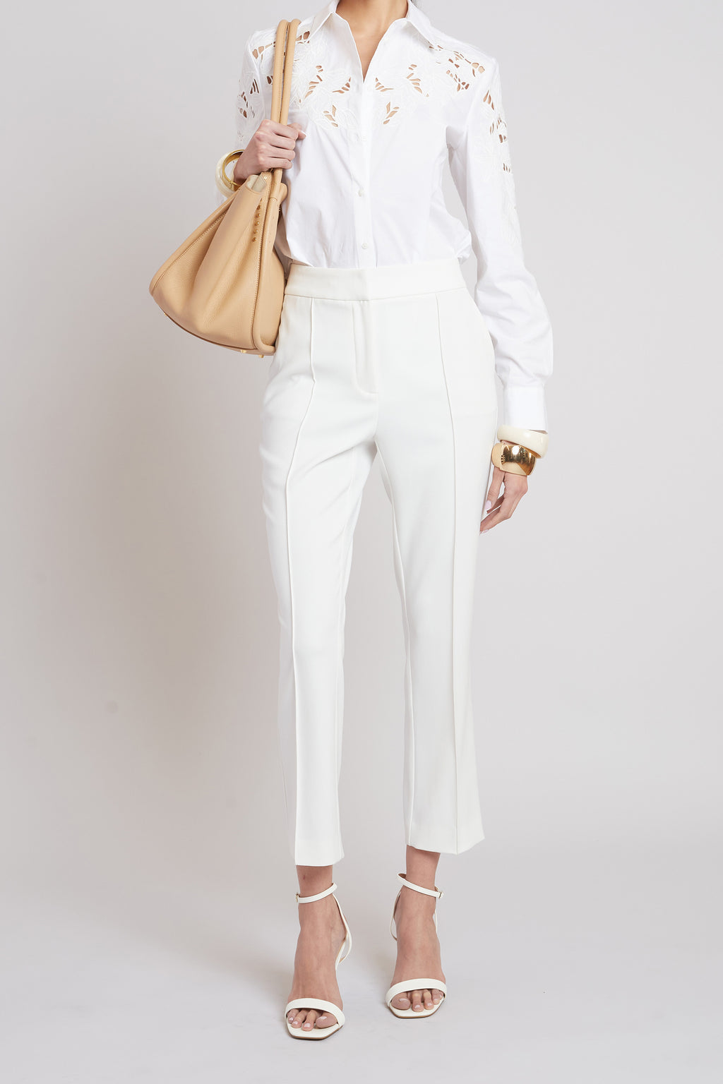 Women Micro Flare Crepe Pant  | Elie Tahari