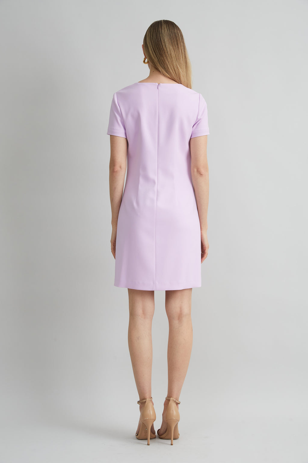 Women Short Sleeve Flower Applique Dress Thistle | Elie Tahari