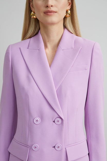 Women Double Breasted Crepe Blazer  | Elie Tahari