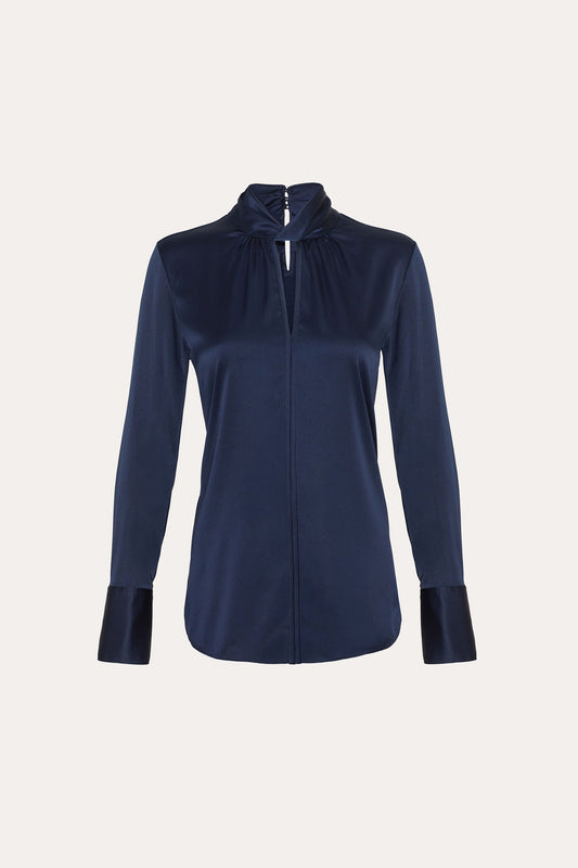 Women Silk Twist Shirt  | Elie Tahari