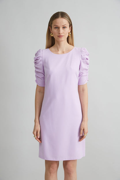 Women Ruched Sleeve Shift Dress Thistle | Elie Tahari