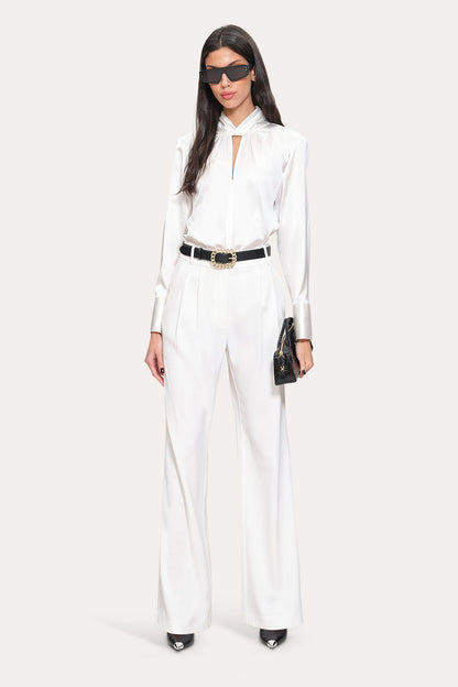 Women Crepe Pleated Pant  | Elie Tahari