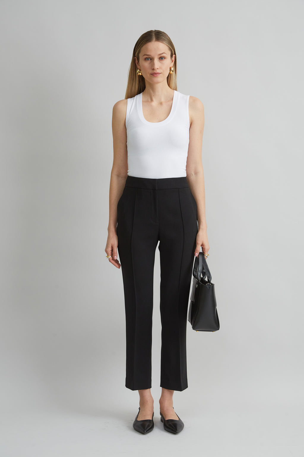 Women Micro Flare Crepe Pant  | Elie Tahari