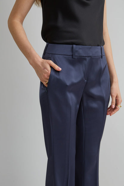Women Satin Fit & Flare Pant  | Elie Tahari