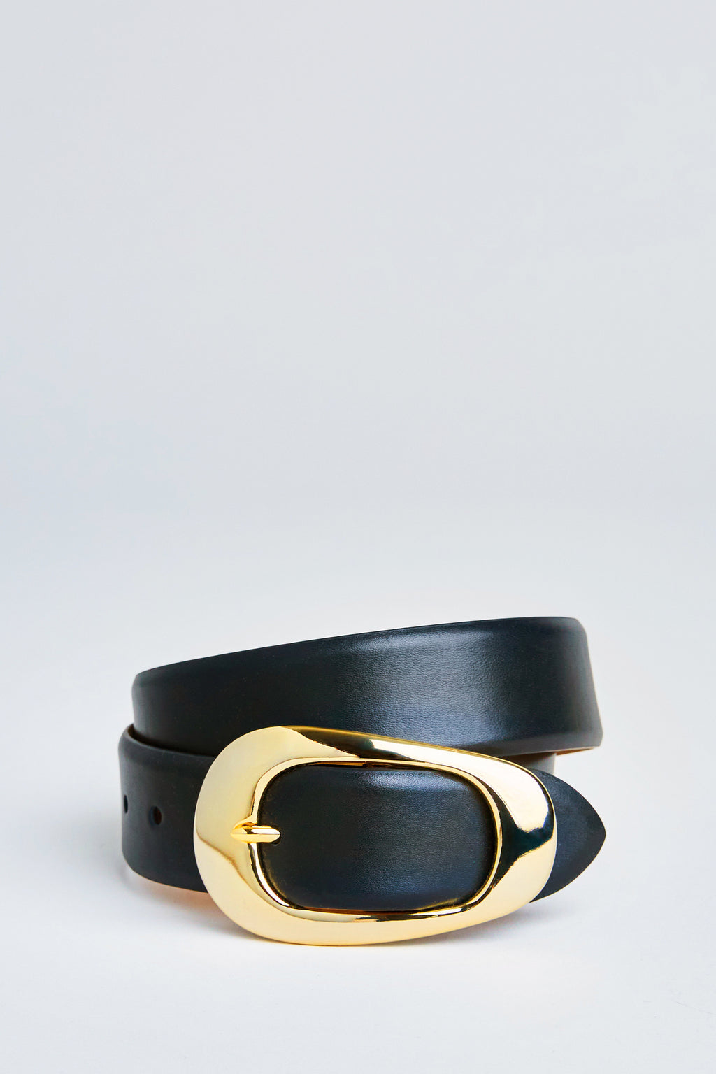 Women Lava Contour Belt Black-Gold | Elie Tahari