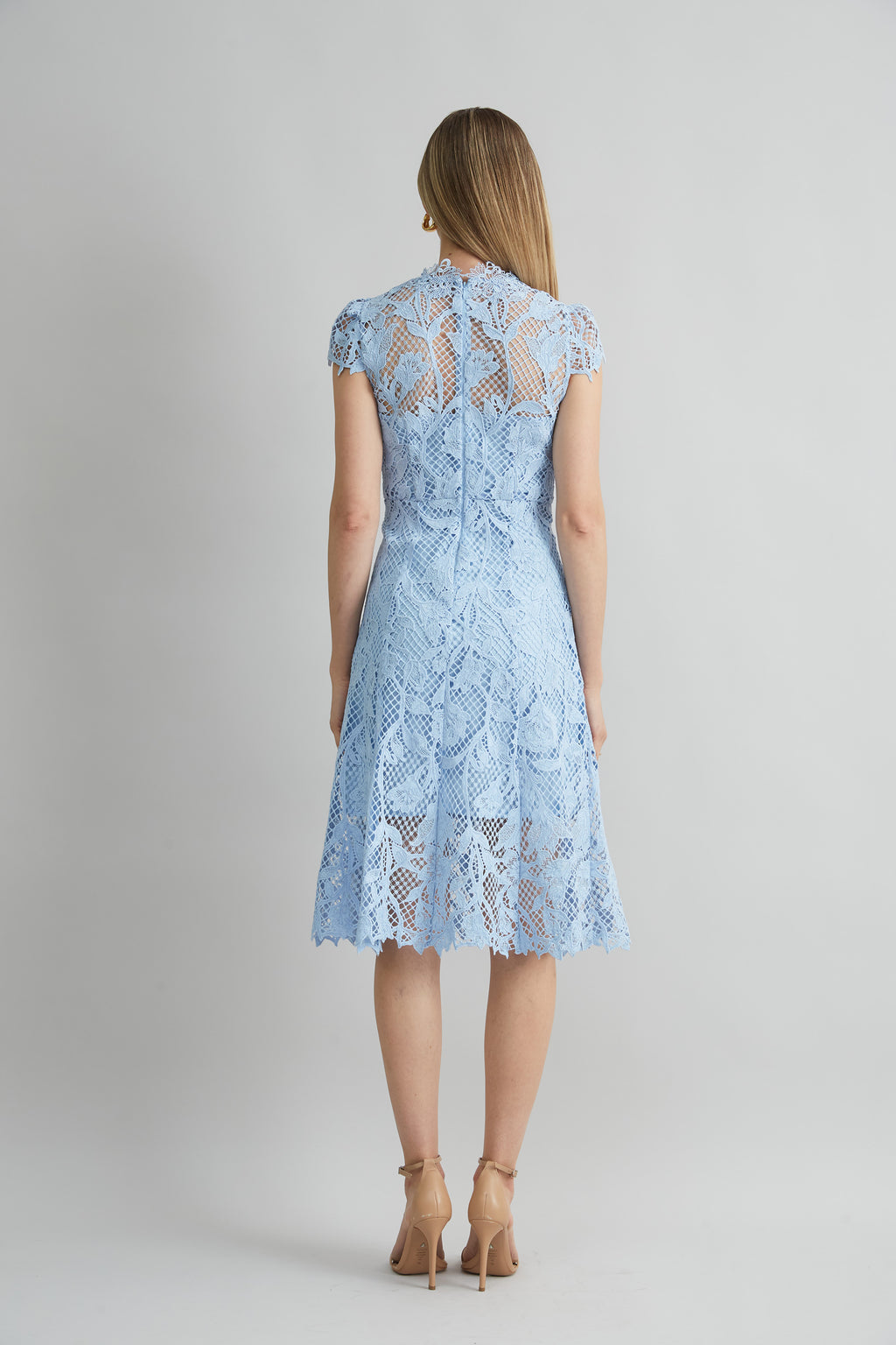 Women Floral Lace Midi Dress  | Elie Tahari