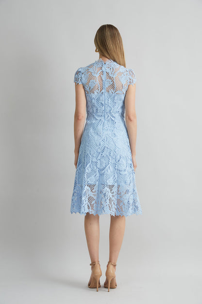 Women Floral Lace Midi Dress  | Elie Tahari