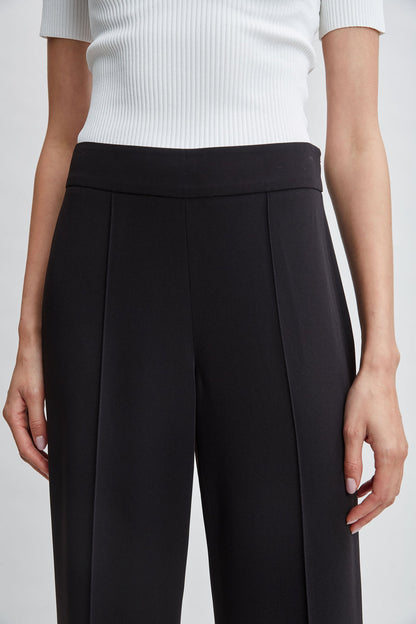 Women Wide Leg Slit Pant  | Elie Tahari