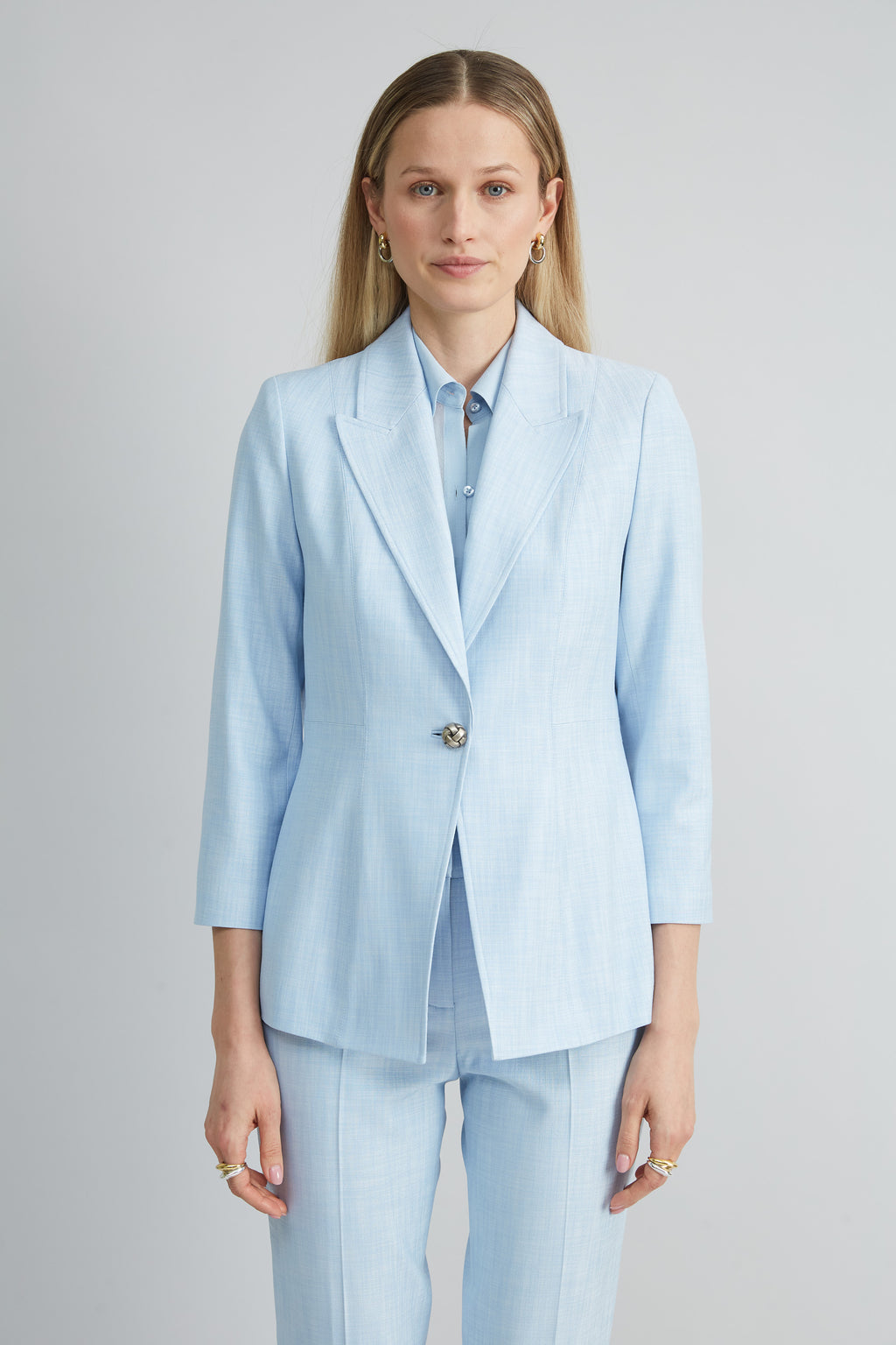 Women Mélange Blazer  | Elie Tahari