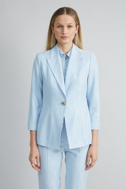 Women Mélange Blazer  | Elie Tahari